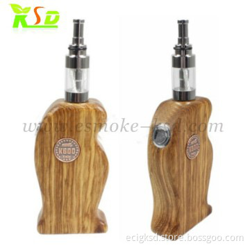 China Electronic Cigarette K600 wood Mod Kit K600